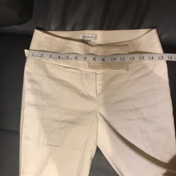 Vintage Y2k Linen Coastal Cottage Western Coquette summer beach wide flare - Picture 5 of 8